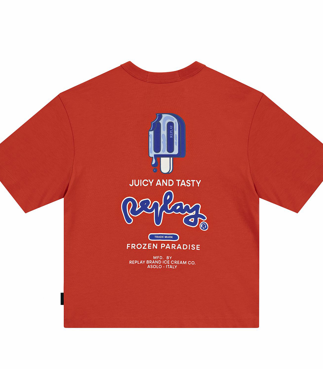 バックプリントTシャツ 詳細画像 オレンジ 2